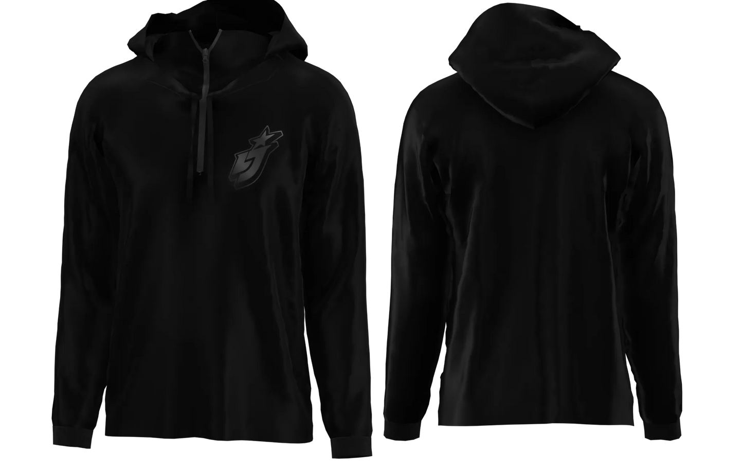 Blacked Out 1/4 Zip