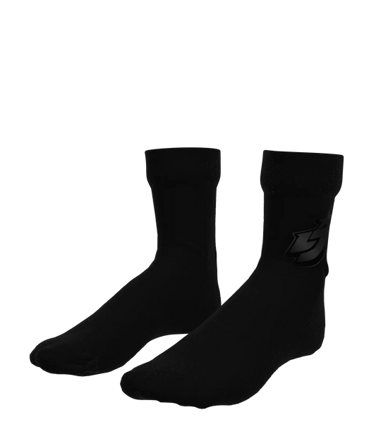 Blacked Out Crew Socks