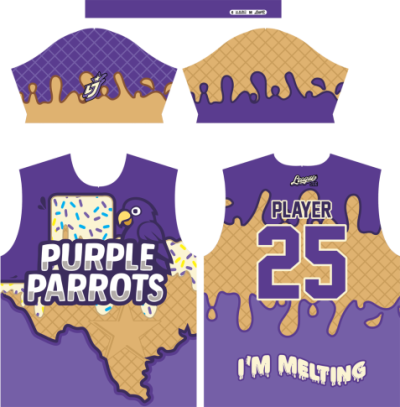 Purple Parrots