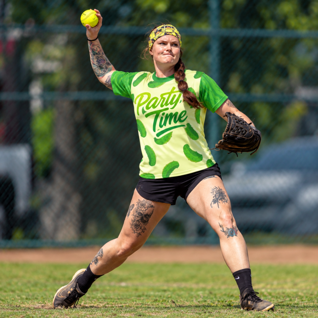Short Sleeve Jersey — custom Softball design